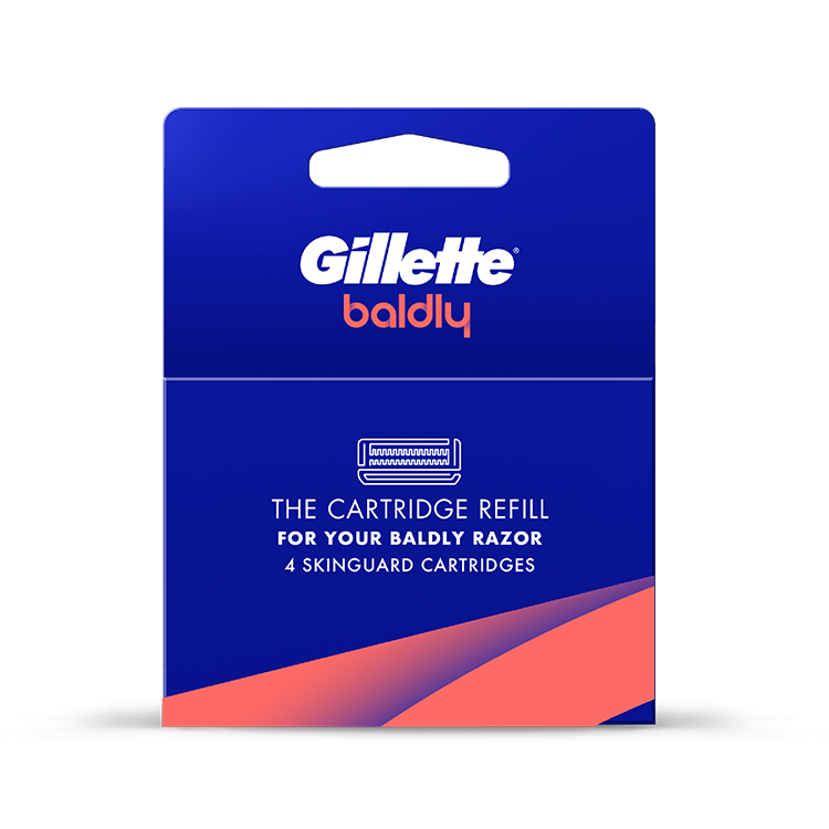 Gillette baldly 4 count Cartridge 
